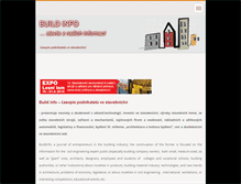 Tablet Screenshot of buildinfo.cz